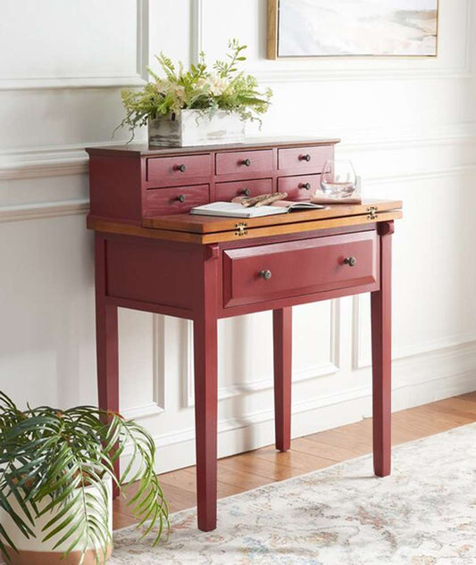 Safavieh - Abigail Desk - Cherry - Oak - AMH6520A view 1