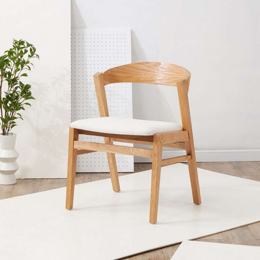 Safavieh - Couture - Abigayle Wood And Boucle Dining Chair - Ivory - Natural - SFV5094A veiw 2