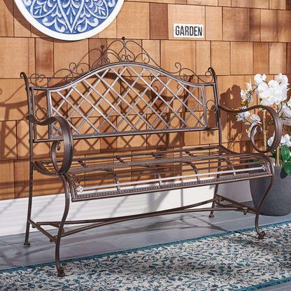 Safavieh - Abner Bench - Rustic Brown - PAT5017B veiw 2