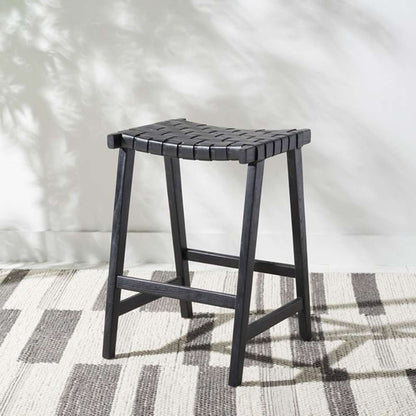 Safavieh - Abreu Rectangle Counter Stool - Black - BST1013G veiw 2