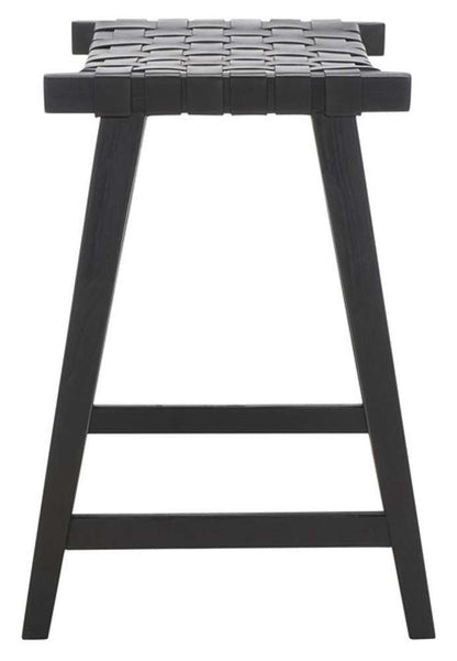 Safavieh - Abreu Rectangle Counter Stool - Black - BST1013G veiw 4