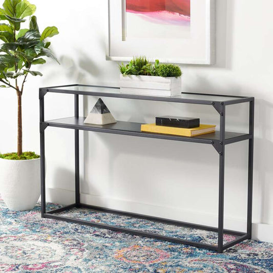 Safavieh - Ackley Console Table - Black - CNS2000A veiw 2
