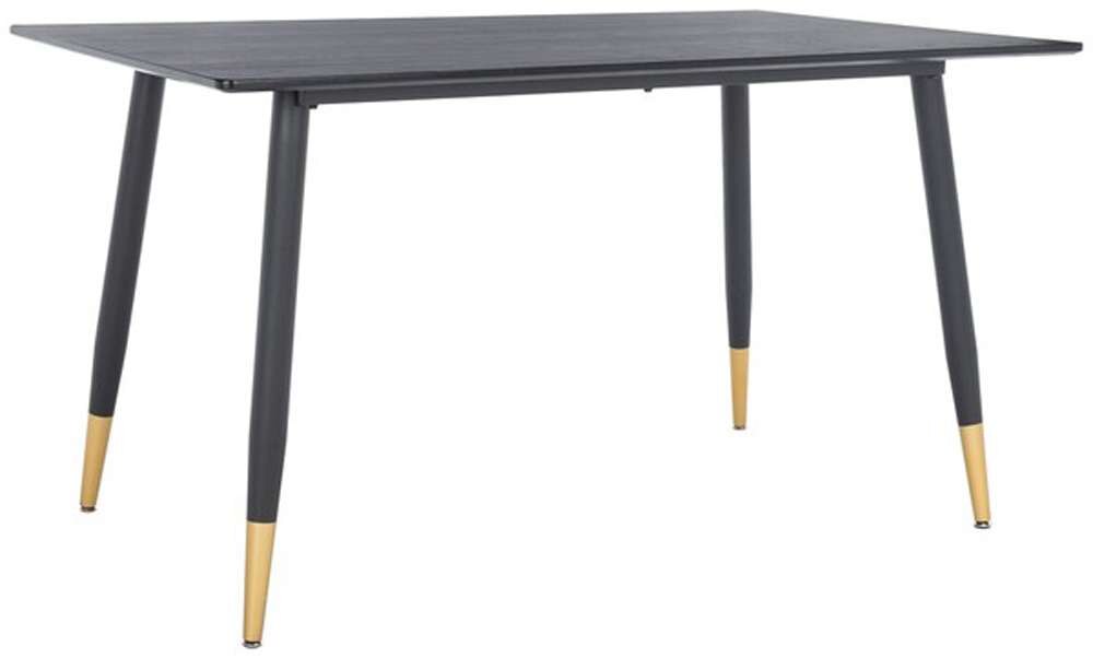 Safavieh - Acre Dining Table - Black - Gold - DTB5800A veiw 3
