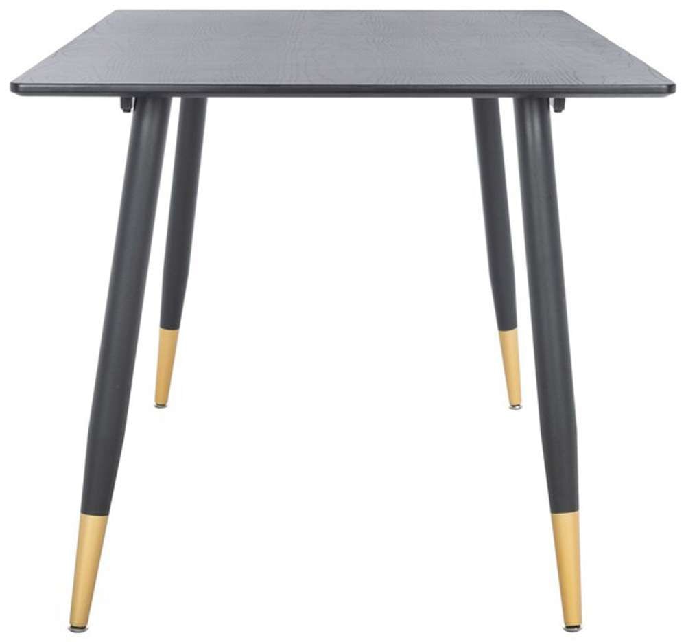 Safavieh - Acre Dining Table - Black - Gold - DTB5800A veiw 4