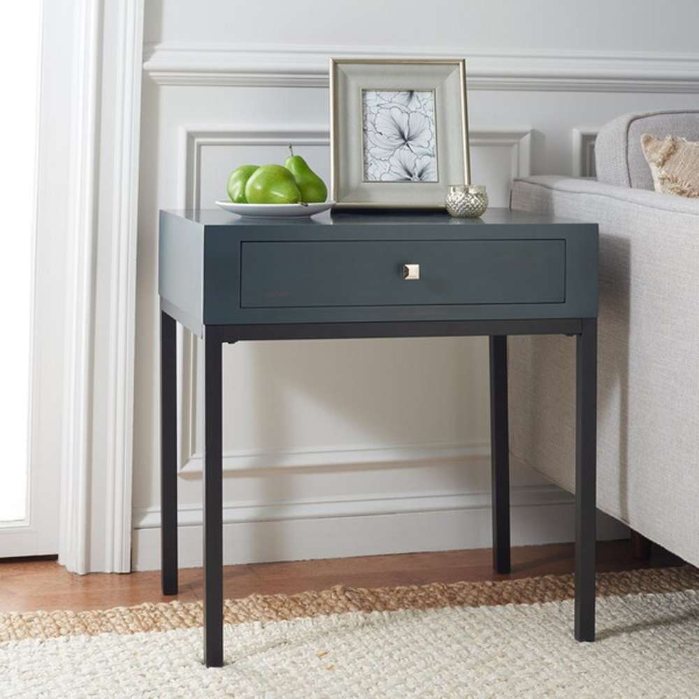 Safavieh - Adena Accent Table - Dark Teal - AMH6612B veiw 2