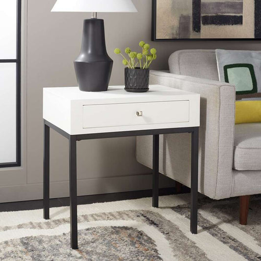 Safavieh - Adena Accent Table - White - AMH6612C veiw 2