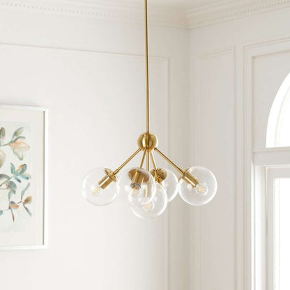 Safavieh - Aderynn 5Lt 18in Chandelier - Gold - CHA7004A veiw 1