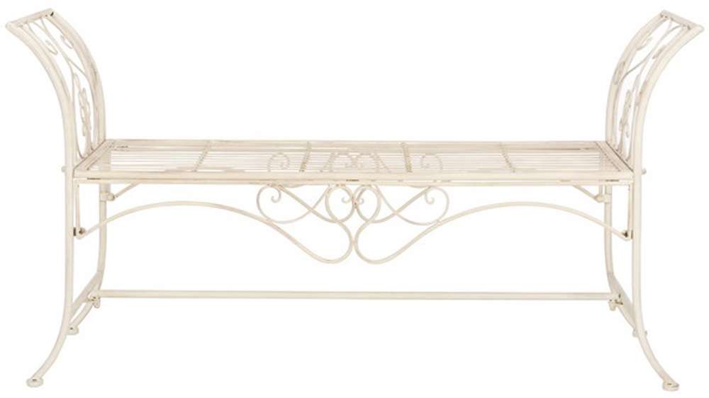 Safavieh - Adina Bench - Distressed White  - PAT5016A veiw 1