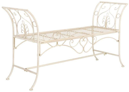 Safavieh - Adina Bench - Distressed White  - PAT5016A veiw 3