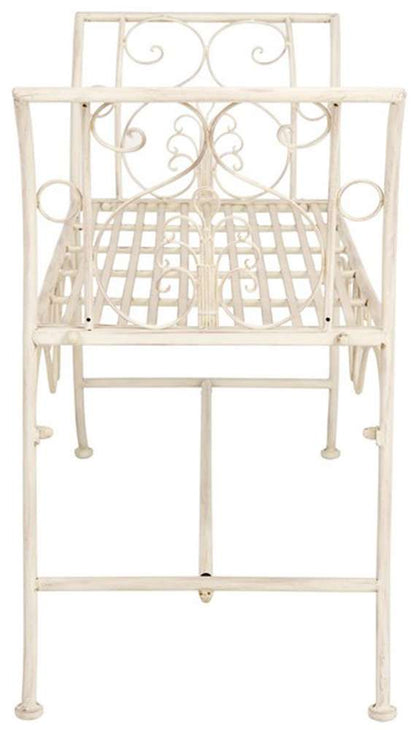 Safavieh - Adina Bench - Distressed White  - PAT5016A veiw 4