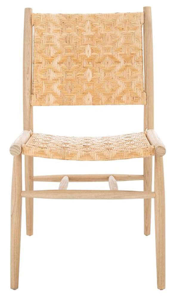 Safavieh - Adira Rattan Dining Chair - Natural  (Set of 2) - DCH1202A-SET2 veiw 1
