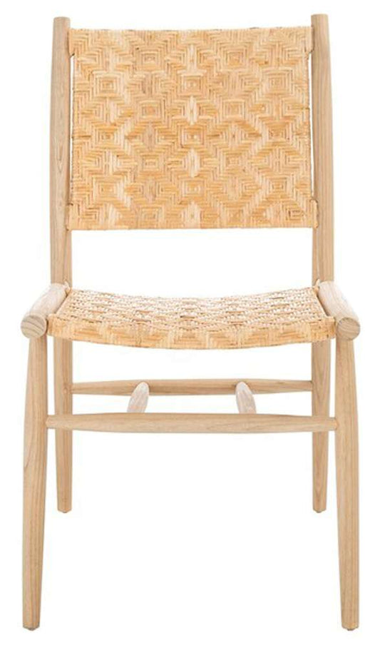 Safavieh - Adira Rattan Dining Chair - Natural  (Set of 2) - DCH1202A-SET2 veiw 1