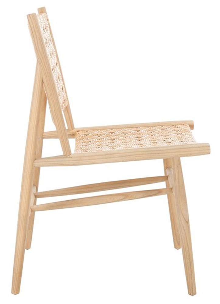 Safavieh - Adira Rattan Dining Chair - Natural  (Set of 2) - DCH1202A-SET2 veiw 3