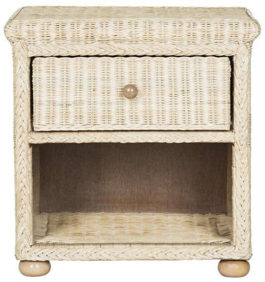 Safavieh - Adira Wicker End Table - White Washed - SEA8002A veiw 1