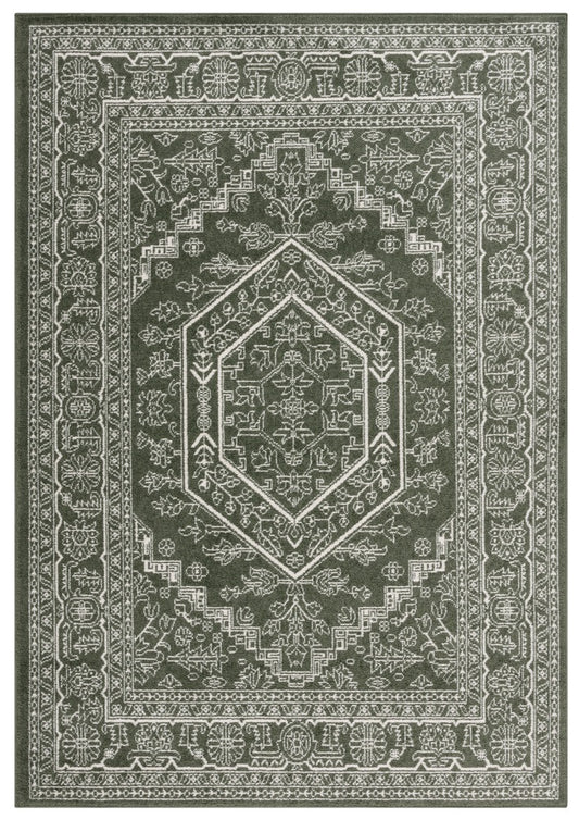 Safavieh - Adirondack  108Y Dark Green / Ivory - 10" X 14" - ADR108Y-10 view 1