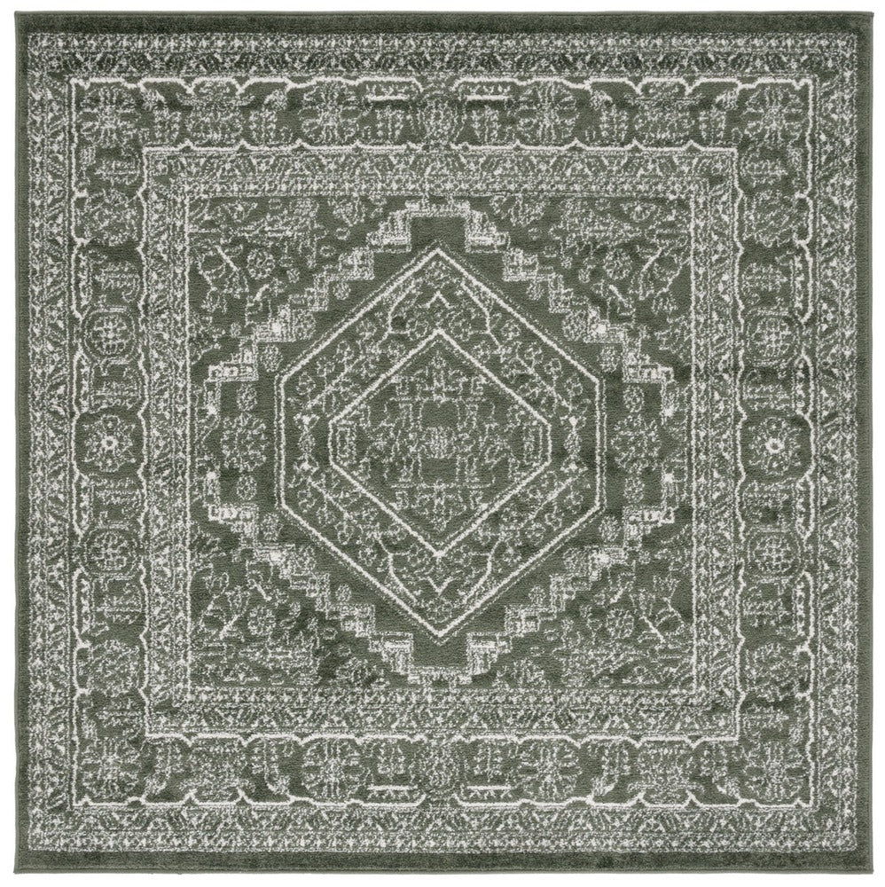 Safavieh - Adirondack  108Y Dark Green / Ivory - 4" X 4" - ADR108Y-4SQ view 1