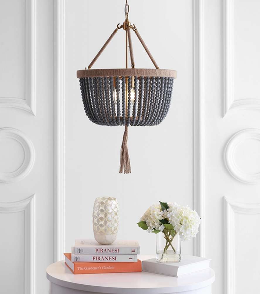 Safavieh - Adra 3Lt 18.5 Inch Pendant - Grey - PND4084A veiw 2