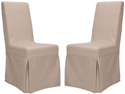 Safavieh - Adrianna Slip Cover Chair - Ecru  (Set of 2) - MCR4521A-SET2 veiw 1