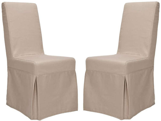 Safavieh - Adrianna Slip Cover Chair - Ecru  (Set of 2) - MCR4521A-SET2 veiw 1