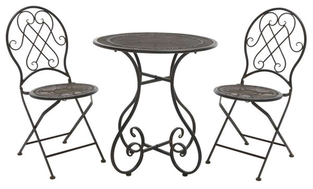 Safavieh - Adriel 3Pc Bistro Set - Black Rust  - PAT5031E veiw 1
