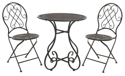 Safavieh - Adriel 3Pc Bistro Set - Black Rust  - PAT5031E veiw 1