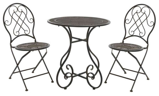 Safavieh - Adriel 3Pc Bistro Set - Black Rust  - PAT5031E veiw 1