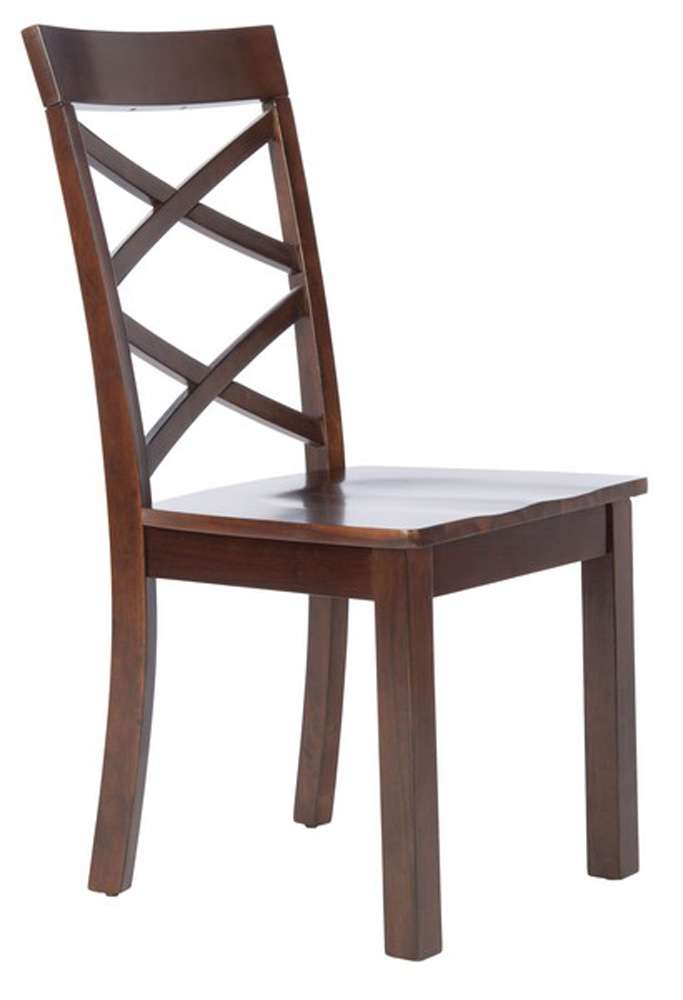 Safavieh - Ainslee Dining Chair - Brown  (Set of 2) - DCH9217A-SET2 veiw 3