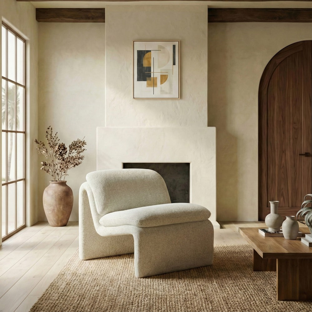 Safavieh - Ainslie Performance Fabric Accent Chair / Taupe - SFA1010H view 2