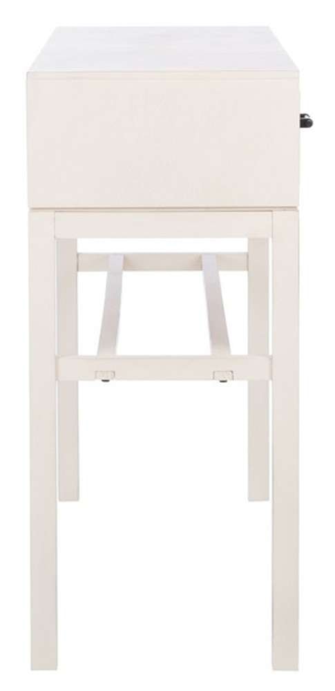 Safavieh - Ajana 2 Drw Console Table - Distressed White - Honey - CNS5709C veiw 4