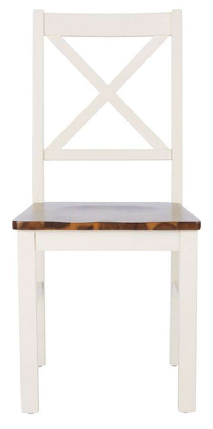 Safavieh - Akash Dining Chair - White - Natural  (Set of 2) - DCH9210A-SET2 veiw 1