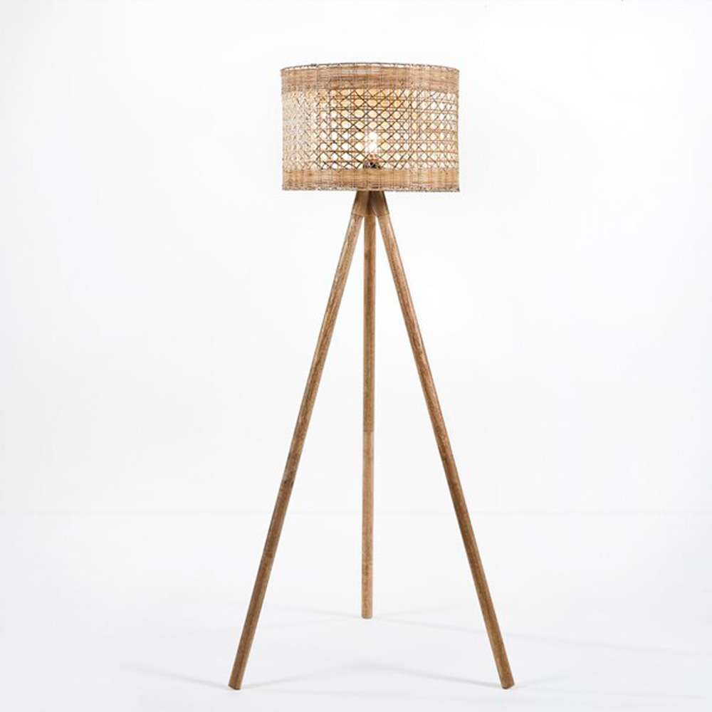 Safavieh - Akroyd 63in Floor Lamp - Natural - FLL2001A veiw 1