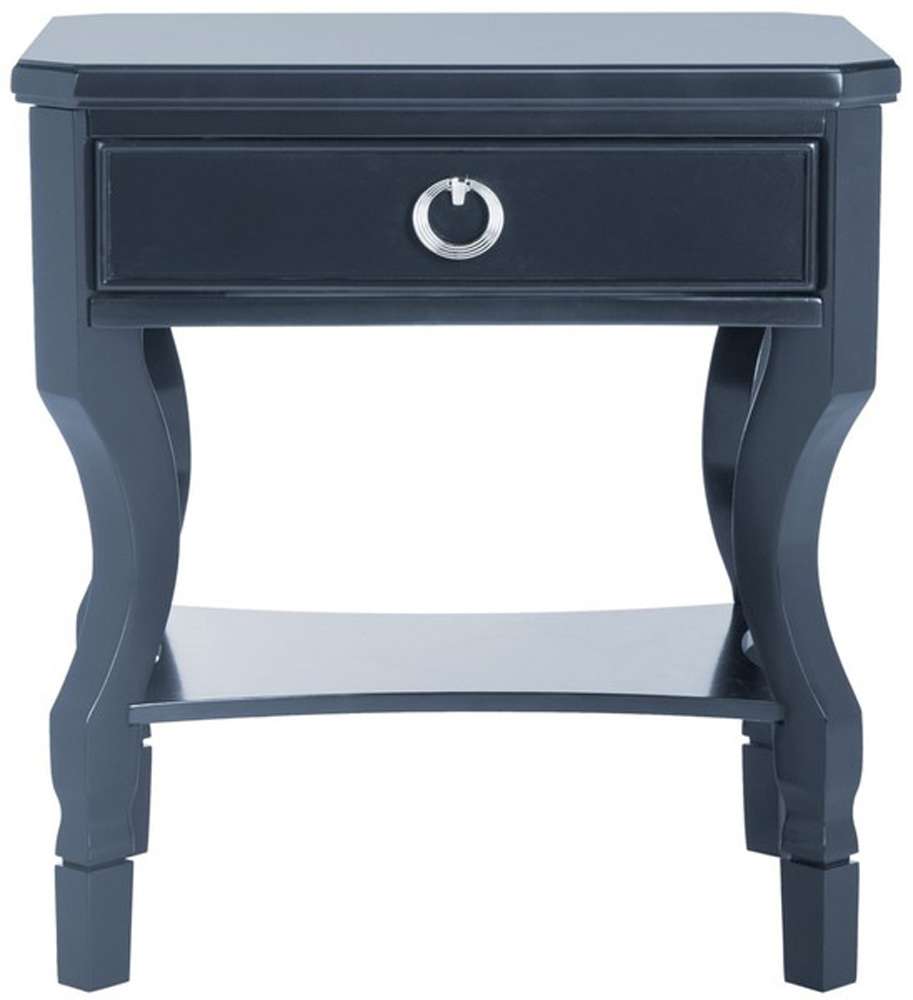 Safavieh - Alaia Side Table - Navy - FOX6275D veiw 1