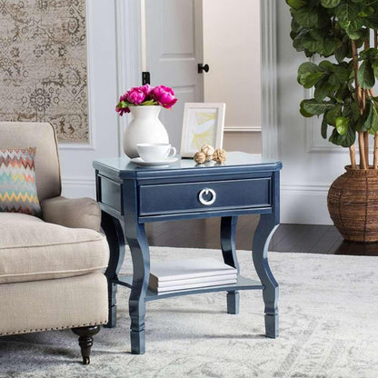 Safavieh - Alaia Side Table - Navy - FOX6275D veiw 2