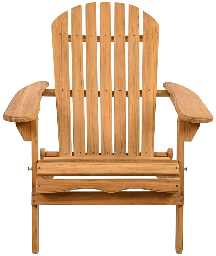 Safavieh - Alani Brazilian Teak Adirondack Chair / Natural - CPT1062A view 1