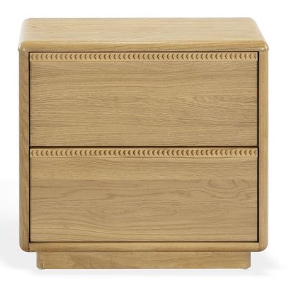 Safavieh - Alanna Carved Wood 2 Drawer Nightstand / Brown Oak - SFV2236B view 1