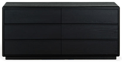 Safavieh - Alanna Carved Wood 6 Drawer Dresser / Black - SFV2237C view 1