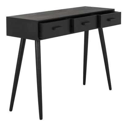 Safavieh - Albus 3 Drawer Console Table - Black - CNS5701D veiw 3