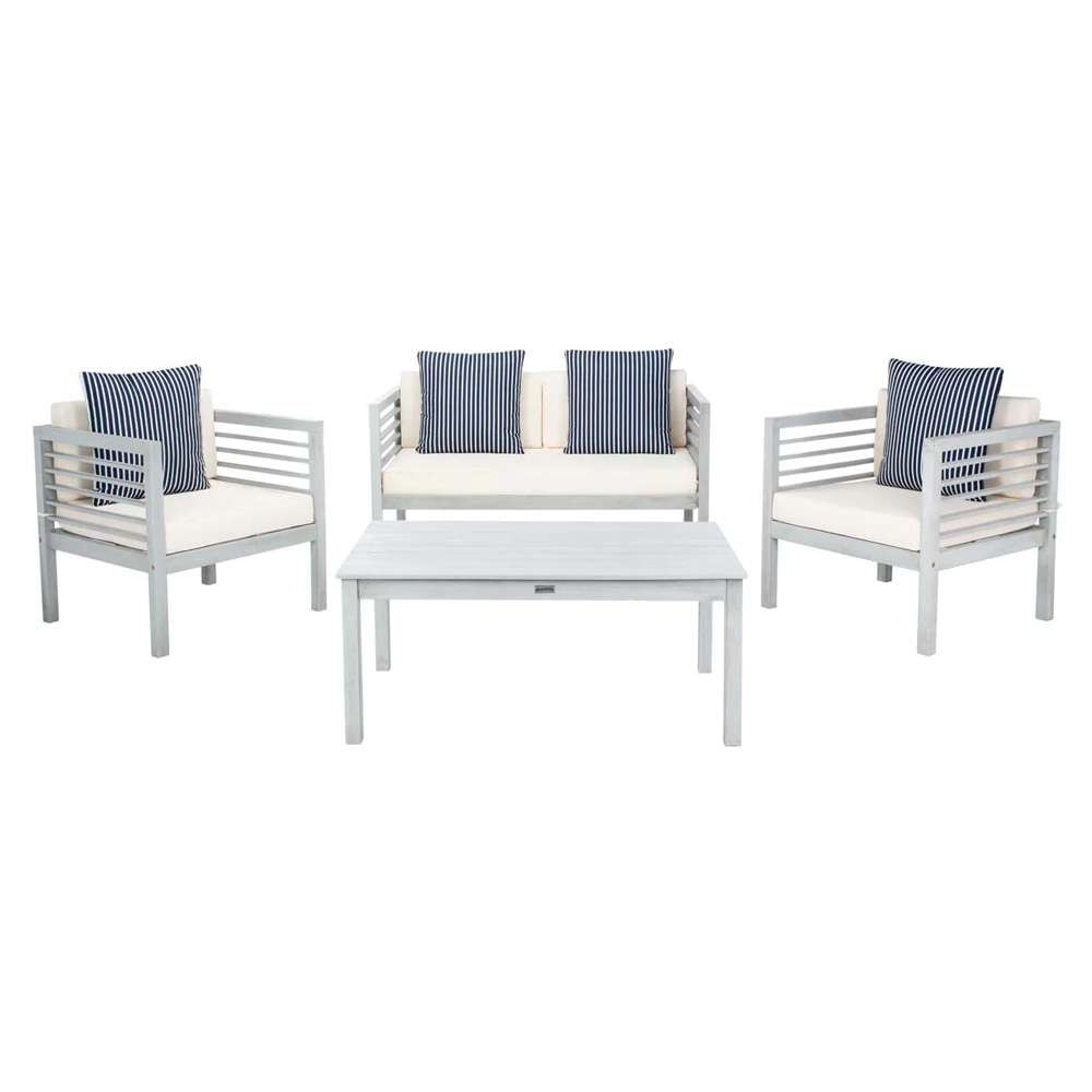 Safavieh - Alda 4 Piece Set - Grey - Bge - PAT7033H veiw 1