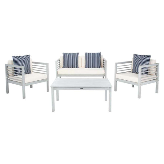 Safavieh - Alda 4 Piece Set - Grey - Bge - PAT7033H veiw 1