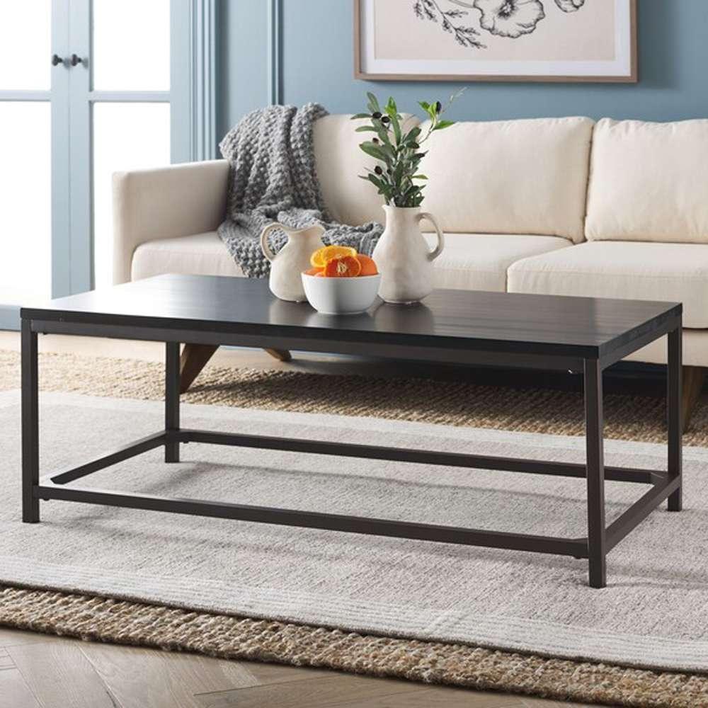 Safavieh - Alec Coffee Table - Distressed - Black - AMH6545C veiw 2
