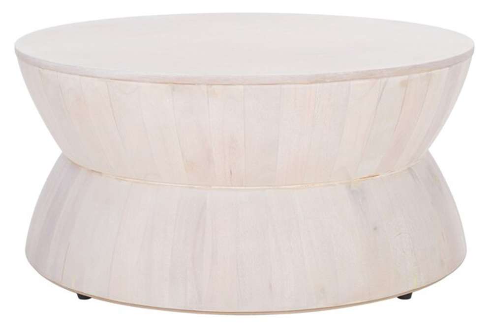 Safavieh - Alecto Round Coffee Table - White Washed - COF6601C veiw 1