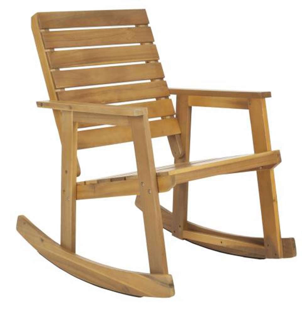 Safavieh - Alexei Rocking Chair - Teak - FOX6702B veiw 3