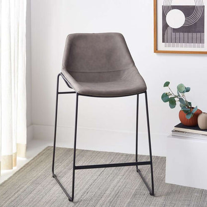 Safavieh - Alexis Midcentury Counterstool - Ash - Black - BST3000E veiw 2