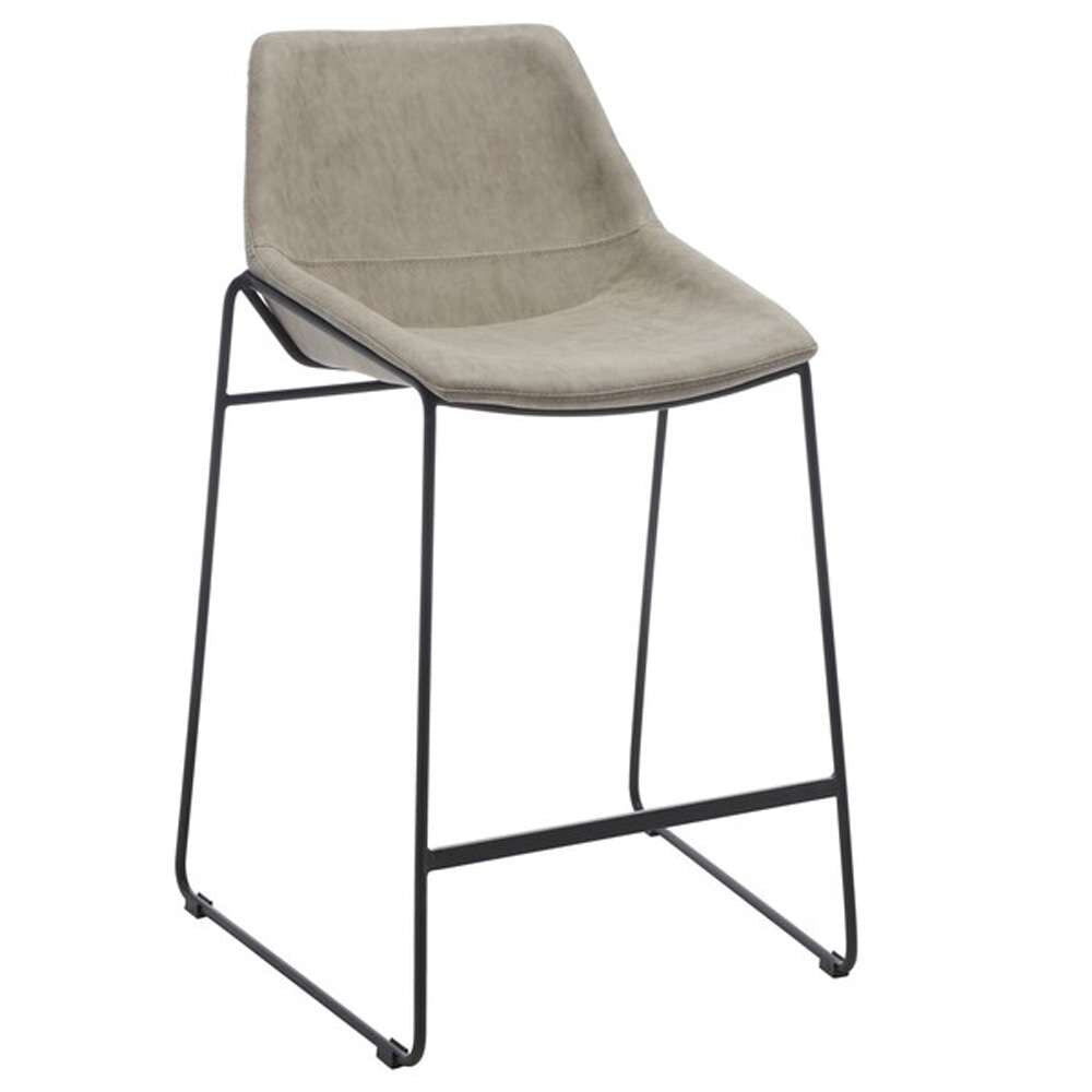 Safavieh - Alexis Midcentury Counterstool - Stone - Black - BST3000D veiw 3