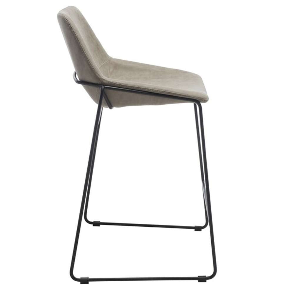 Safavieh - Alexis Midcentury Counterstool - Stone - Black - BST3000D veiw 4