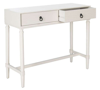 Safavieh - Aliyah 2Drw Console Table - Distrssed White - CNS5729D veiw 4