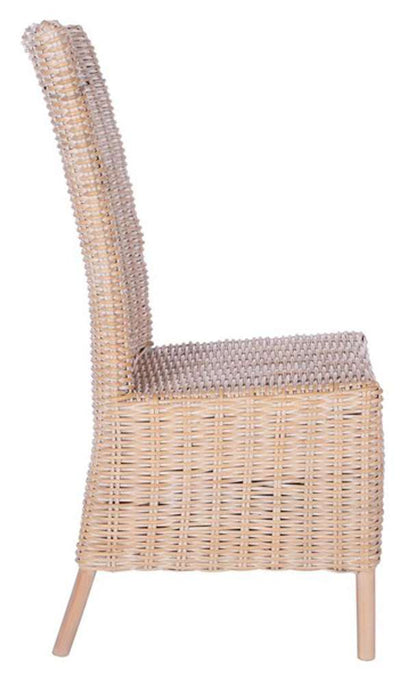 Safavieh - Allen Accent Chair - Natural White Wash  (Set of 2) - ACH6506A-SET2 veiw 3