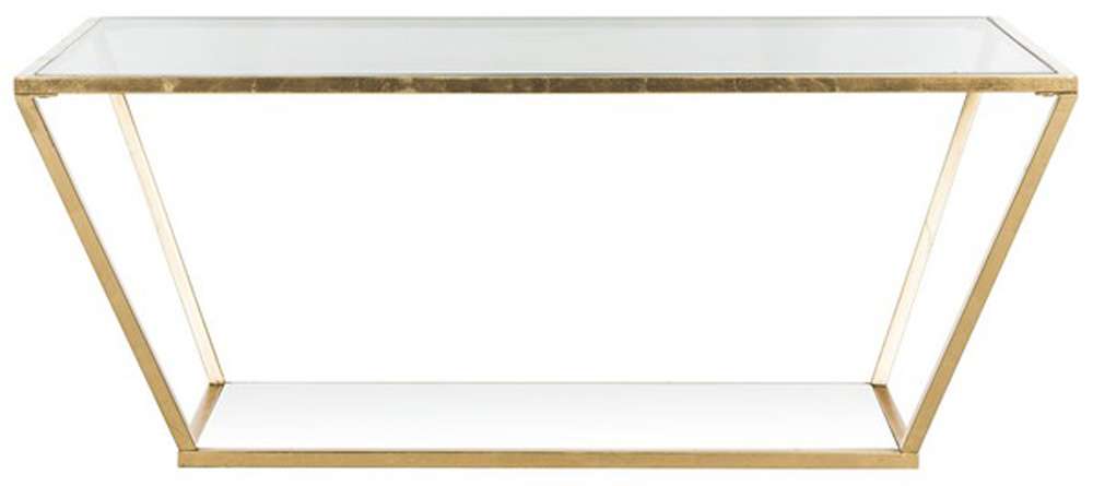 Safavieh - Allene Coffee Table - Gold - Clear - FOX2601A veiw 1