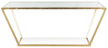 Safavieh - Allene Coffee Table - Gold - Clear - FOX2601A veiw 1