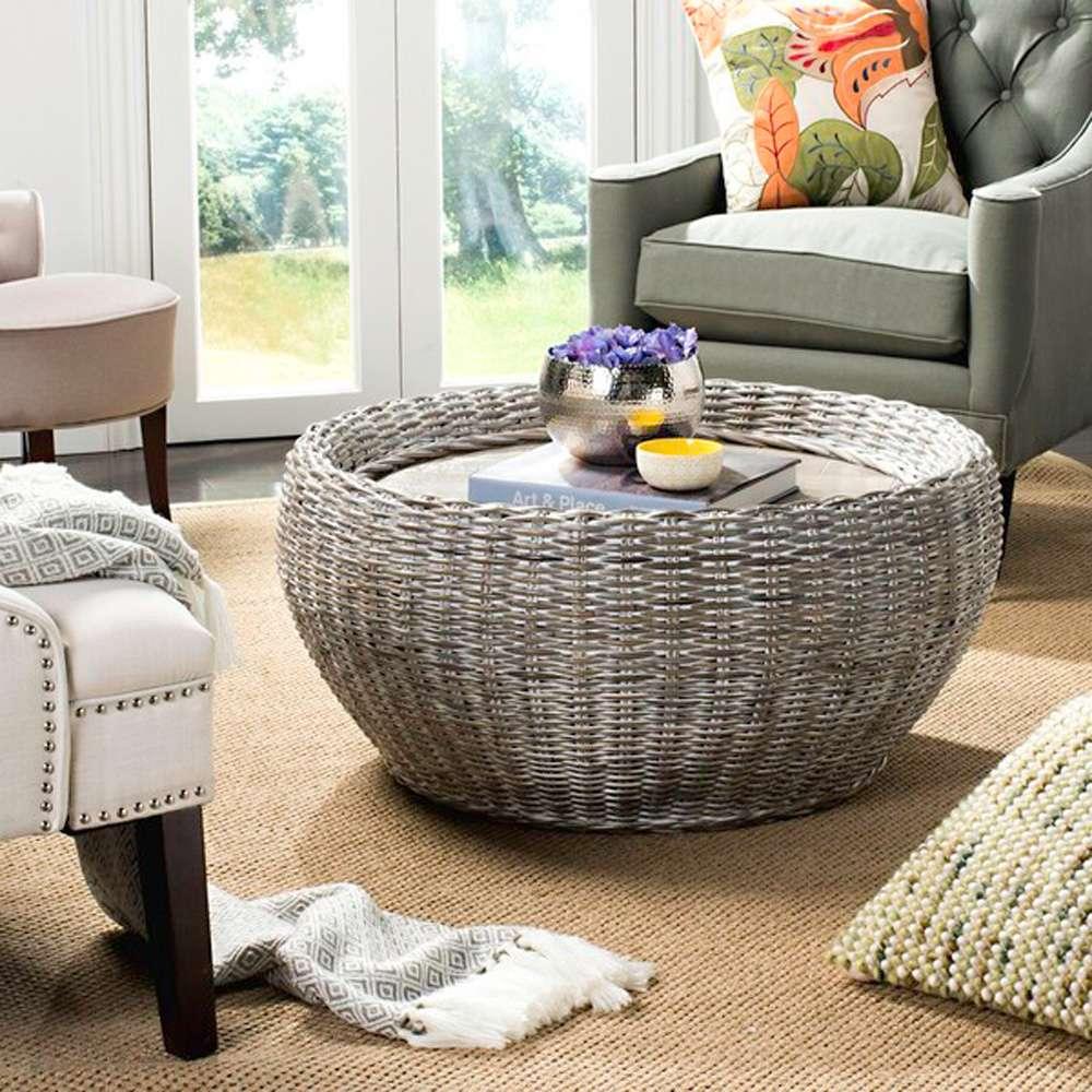 Safavieh - Alley Coffee Table - White Washed - WIK6504A veiw 2